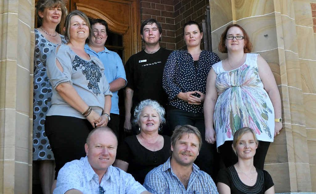 Warwick State High School welcomes new teachers (back, from left) Jo Turner, Jody Jarrett, Donna Baldock, Anthony Ulrich, Rachel Parry, Kerri-ann Smith; (front) James Davis, Karen Jones, Dane King and Megan Aston. Warwick State High School welcomes new teachers (back, from left) Jo Turner, Jody Jarrett, Donna Baldock, Anthony Ulrich, Rachel Parry, Kerri-ann Smith; (front) James Davis, Karen Jones, Dane King and Megan Aston.